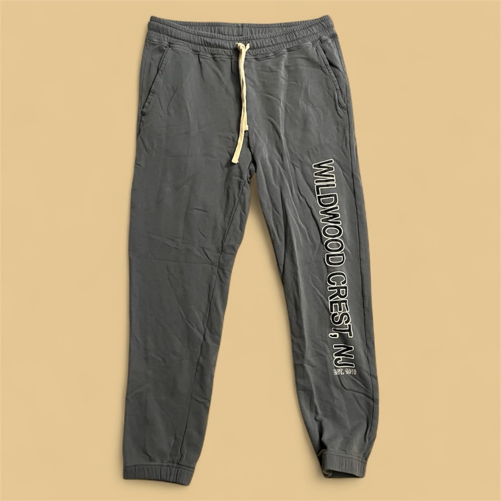 Comfort Colors Unisex Blue/Gray Joggers with Wildwood Crest Print